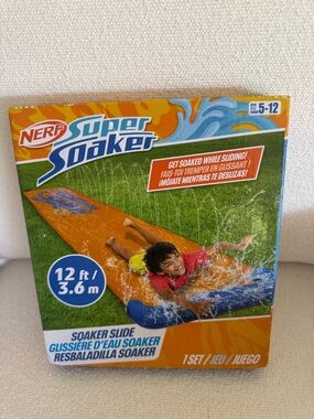 Nerf Super Soaker Slip 'N Slide - Orange with Blue Accents 12 FT